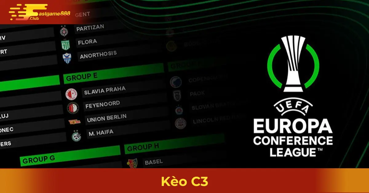 Kèo C3 – Cược Europa Conference League Tại Fastgame888 2 Kèo C3 Có Gì Khác Biệt So Với C1 & C2?